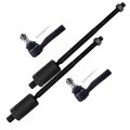 4 Piece Front Inner And Outer Tie Rod End Kit E21 Es3461 For Ford Explorer Mercury Mountaineer 2002 2005 4 0l Engines 