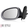 Auto Dynasty Vw1320123 Factory Style Driver Left Side Mirror Manual Folding Power Adjust Heated Glass Turn Signal Puddle Light