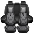 Secos Auto Car Seat Cover Full Set Leather 5-seats Front Rear Cushion Protectors For Dodge Ram 1500 Honda Accord Chevrolet 