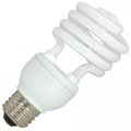 Satco S7221 15-watt Medium Base T2 Mini Spiral 2700k 120v Equivalent To 60-watt Incandescent Lamp For Enclosed Fixtures
