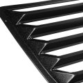 Pair Glossy Black Rear Window Scoop Louvers Sun Shade Compatible With Chevy Express Gmc Savana 1500 2500 3500 97-17