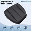 Driver Side Bottom Replacement Seat Cover Black Perforated Leather For Subaru Outback 2010 2011 2012 2013 2014 Fits Heated And