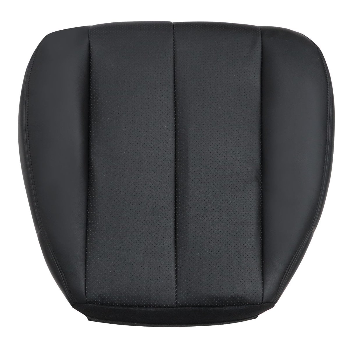 Driver Side Bottom Replacement Seat Cover Black Perforated Leather For Subaru Outback 2010 2011 2012 2013 2014 Fits Heated And