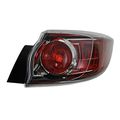 Rear Brake Light Outer Taillight Passenger Right Rh For 10-13 Mazda 3 Hatchback 