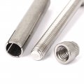 Uxcell M8 Thread 70mm Long Hex Socket Flat Head Expansion Anchor Bolt 4pcs