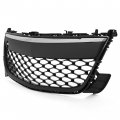 Kuafu Front Lower Grille Compatible With 2010-2012 Mazda Cx7 Cx-7 Replacement For Ma1036121 Eh44501t0h Bumper Grill Chrome
