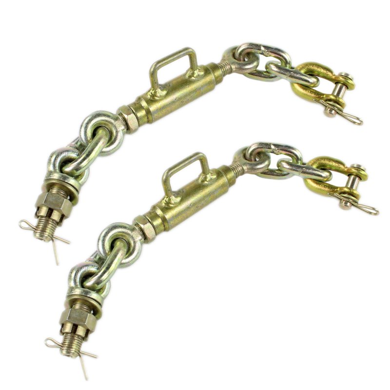 E-159350 Universal Tractor Check Chain Assembly Adj 11 75 In To 13 5 Fits 15 Hp 40 Tractors