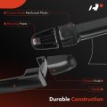 A-premium Front Passenger Side Exterior Door Handle Compatible With Hyundai Sonata 2006 2007 2008 2009 2010 Primed Black