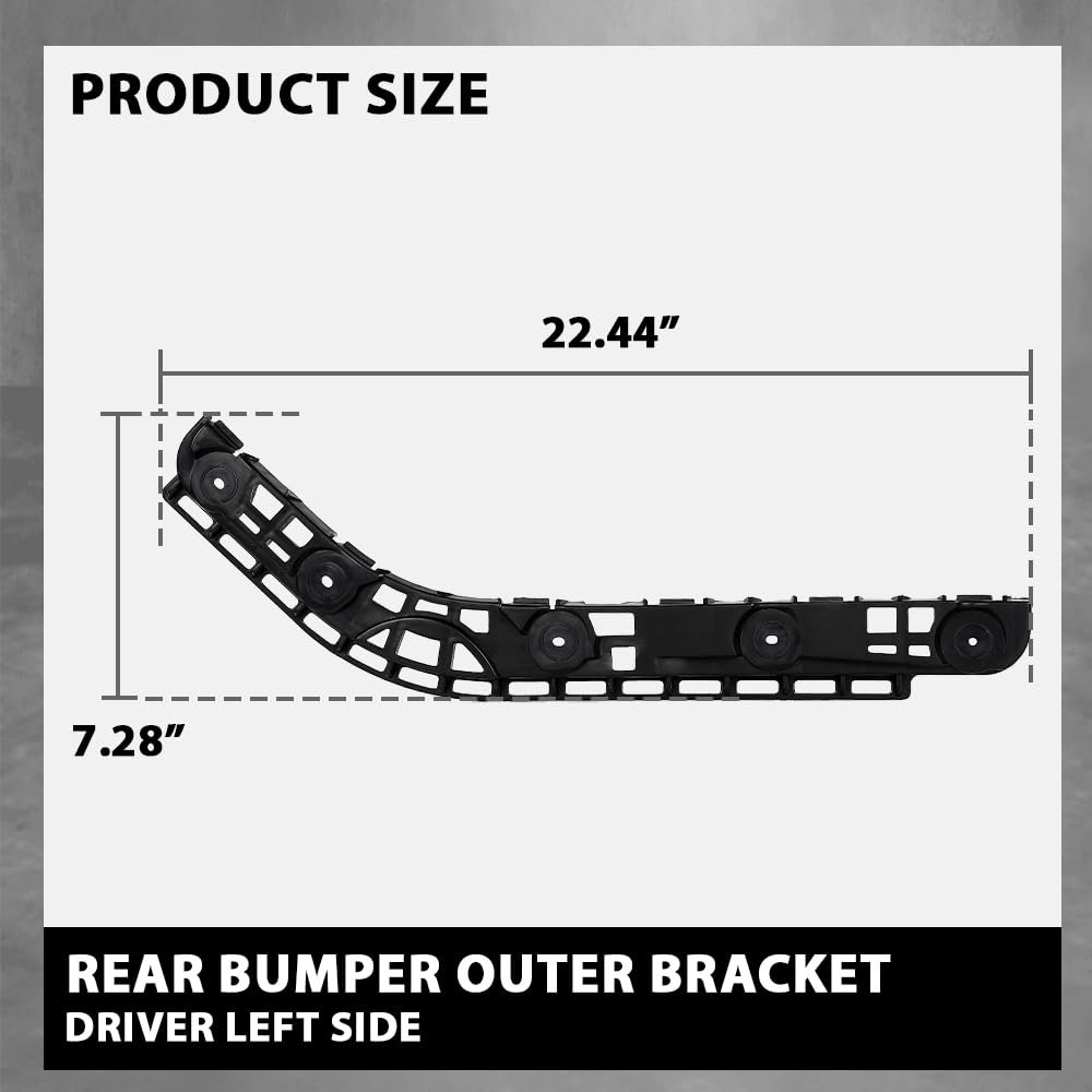 Rear Bumper Outer Bracket Left For Chevy Malibu 2013-2016 20809859