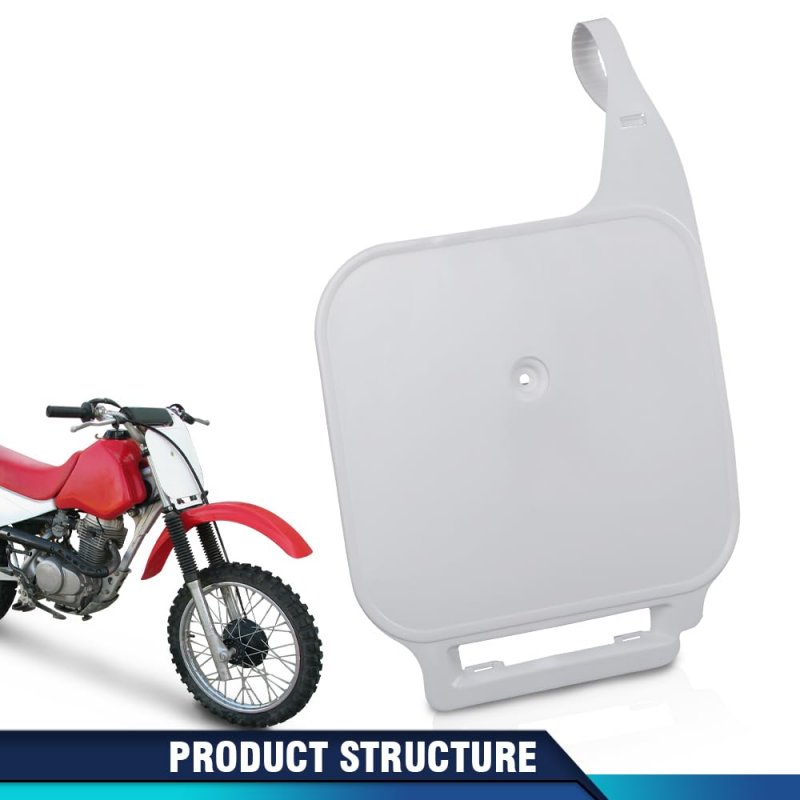 Front Number Plate For Honda Xr70r 1997 To 2000 Xr80r And Xr100r 1987 White Licence Fairings 61136 Gn1 000ze