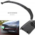 Ocpty 3pcs Car Front Bumper Spoiler Lip Automotive Splitter Kits