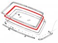 Auto Krafters Compatible Replacement For Back Glass Weatherstrip Rubber Seal 1968-69 Fairlane Torino Comet Cyclone Montego