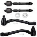 Ocpty New 4-piece Inner Tie Rod End Outer Fit 2012-2017 For Hyundai Azera 2011-2013 Sonata 2014-2015 Kia Cadenza 2011-2015