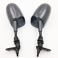 Xkh Group Motorcycle Mini Racing Mirror Suzuki Katana 600 750 Gsxr600 1000 1100 Hayabusa Carbon New