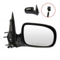Black Right Side Mirror Fit For 2005-2009 Chevy Uplander Smooth Glass Manual Folding