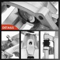 A-premium Disc Brake Caliper Assembly With Bracket Compatible Select Jaguar And Lincoln Models S-type 2003-2005 3 0l 4 2l Ls