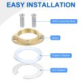 2sets Female Thread Hex Lock Nut M32 X 1 5 Brass Single Hole Faucet Nuts With C-type Gasket Fixing Tool Set For Kitchen