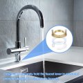 2sets Female Thread Hex Lock Nut M32 X 1 5 Brass Single Hole Faucet Nuts With C-type Gasket Fixing Tool Set For Kitchen