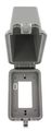 Leviton 5977-dgy 1-gang Raintight While In Use Standard Cover Extra Deep For Decora Or Gfci Devices Vertical Mount Gray Base 