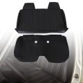 Front Bench Seat With Molded Headrest Bottom And Top Lean Back Black Leather Covers For Toyota Pickup Hilux 1987 1988 1989 1990 