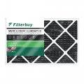 Filterbuy 12x24x1 Air Filter Merv 8 Odor Eliminator 1-pack Pleated Hvac Ac Furnace Filters Replacement With Activated Carbon 