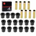 Front Leaf Spring Bushing Rear Sleeves Kits Compatible With Club Car Ds Golf Cart 1981-up Ezgo Txt Medalist 1994-up