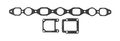 Mahle Original Ms16022 Intake And Exhaust Manifolds Combination Gasket 