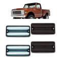 Hecasa 4pcs Fender Led Side Marker Lights For 1967-1972 Chevy Chevrolet C10 C20 K10 Blazer Gmc C15 C1500 K15 K1500 Pickup 