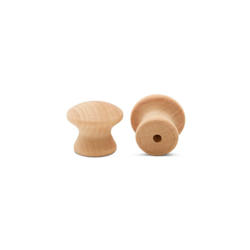 Woodpeckers End Grain Wood Knobs 3 4-inch Pack Of 25 Unfinished Small Wooden For Cabinets Dressers Drawer Pull Furniture