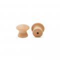 Woodpeckers End Grain Wood Knobs 3 4-inch Pack Of 25 Unfinished Small Wooden For Cabinets Dressers Drawer Pull Furniture