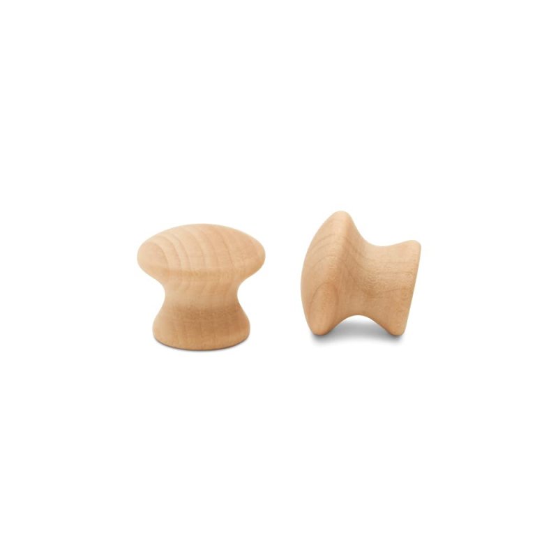 Woodpeckers End Grain Wood Knobs 3 4-inch Pack Of 25 Unfinished Small Wooden For Cabinets Dressers Drawer Pull Furniture