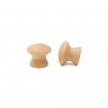 Woodpeckers End Grain Wood Knobs 3 4-inch Pack Of 25 Unfinished Small Wooden For Cabinets Dressers Drawer Pull Furniture