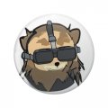 1080 Graphics Red Panda Bear Zoo Animals In Vr Metaverse Key Chain Double Sided Stainless Steel Keychain 