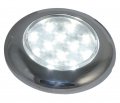 Jammy Slim Led Dome Light For Surface Mount 3 Inch Round W Chrome Trim Ring 300 Lumens 