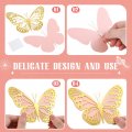 Seajan 40 Pcs Large Butterfly Party Decorations 3d Wall 3 Size Giant Cutouts Big Paper Prop For Birthday Baby Shower Nursery