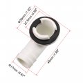 Uxcell Air Conditioner Drain Hose Connector Elbow Fitting With Rubber Ring For Mini-split Units And Window Ac Unit 22 5mm 3pcs