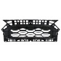 Front Upper Grille Bumper Hood Grill Honeycomb Matte Black Replacement For 2023 2024 Hrv