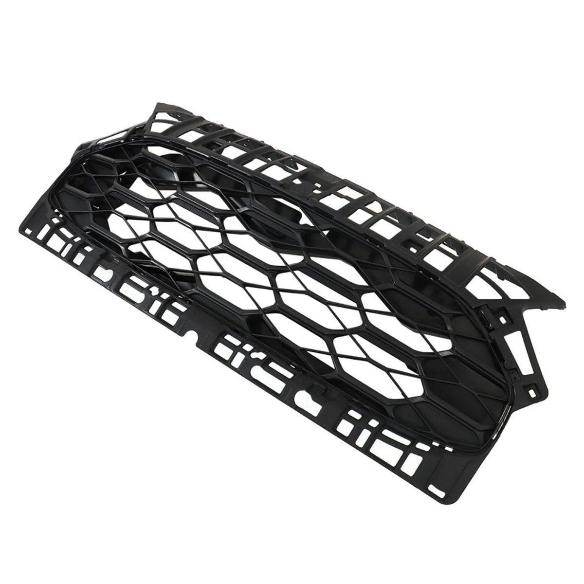 Front Upper Grille Bumper Hood Grill Honeycomb Matte Black Replacement For 2023 2024 Hrv