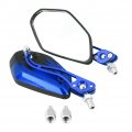 Rear View Mirror Flame Pattern Aluminum Alloy Side With Adjustable Joint Bolt And Two Screw Specification For Most Motorcycles 