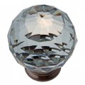 Gliderite Hardware 9003-orb-40-10 Clear Large K9 Crystal With Oil Rubbed Bronze Base Cabinet Knobs 10 Pack 