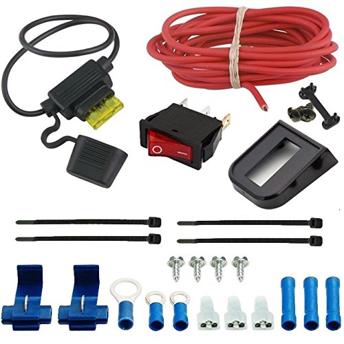 American Volt Electric Fan Manual Rocker Switch Kit Wiring Harness 15a