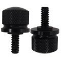 Pack Of 2 Seat Bolt Screw For Touring 1996-later And Other Model With 1 4 -20 Thread Black Aluminum Alloy 