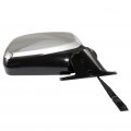 Ocpty Black Passenger Side View Mirror Metallic Finish With Manual Adjustment Fold Non-heated Compatible For 1992-1997 Ford F