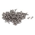 0 35mm Pitch M1 6x5mm Stainless Steel Hex Socket Head Screws 100 Pcs