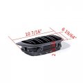 Pair Front Hood Kidney Grille Carbon Fiber Glossy Black Compatible With 1999-2002 Bmw E46 2-door 318is 323is 328is 318i 323i