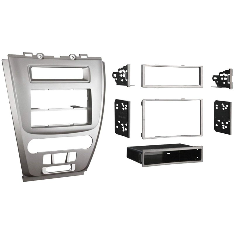 Metra 99-5821s Single Or Double Din Installation Dash Kit For 2010 Ford Fusion And Mercury Milan Silver