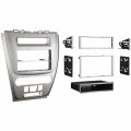 Metra 99-5821s Single Or Double Din Installation Dash Kit For 2010 Ford Fusion And Mercury Milan Silver 