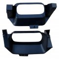 Ram 1500 2013-2022 Tow Hook Bezel Driver And Passenger Side Pair Front Rebel Polypropylene Plastic Replacement For Ch1037127 
