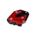 Motorcycle Kickstand Side Stand Plate Pad Red For Suzuki Gsx250r