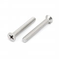 Uxcell M5x40mm 316 Stainless Steel Phillips Countersunk Bolt Machine Screw 8pcs
